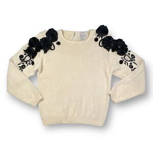 Aphrodite Vintage Silk Rabbit Hair Sweater Size Large